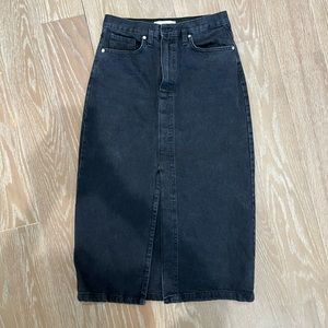 COPY - Mango denim midi skirt